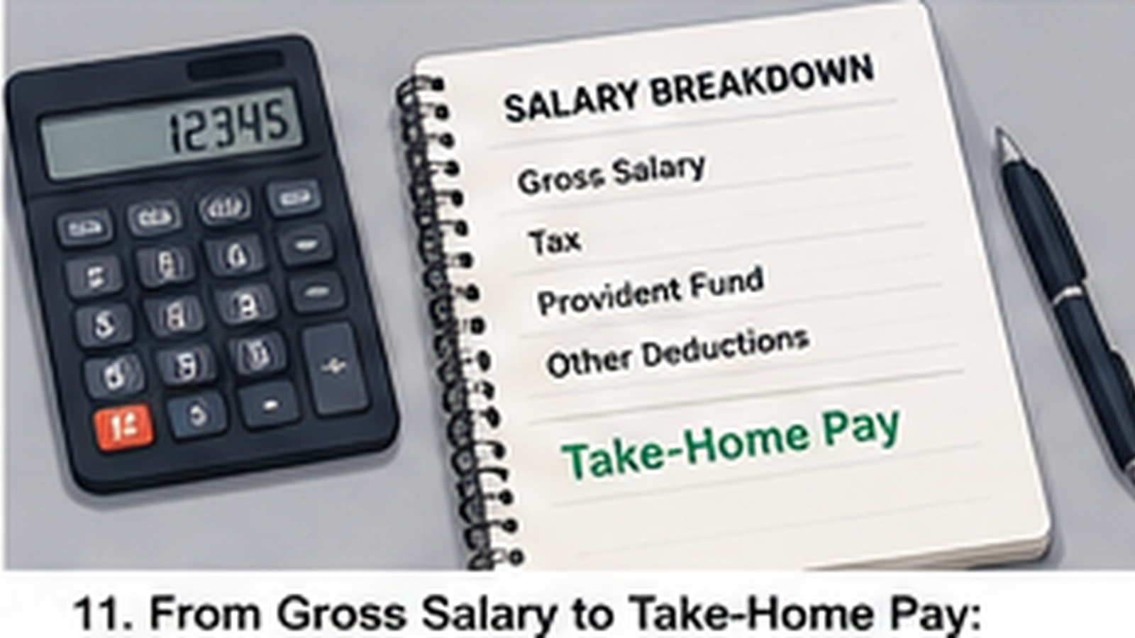 Editorial illustration for From Gross Salary to Take-Home Pay: What Bangladeshi Employees Should Track.