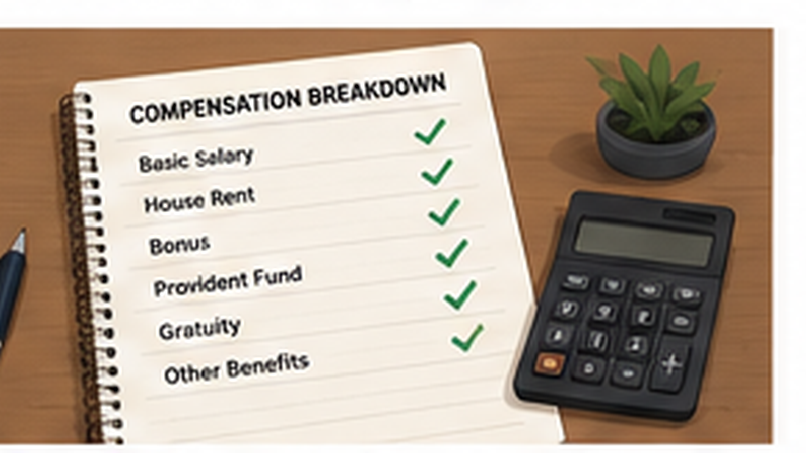 Editorial illustration for How to Calculate the Real Value of Bonuses, Provident Fund, Gratuity and Benefits.